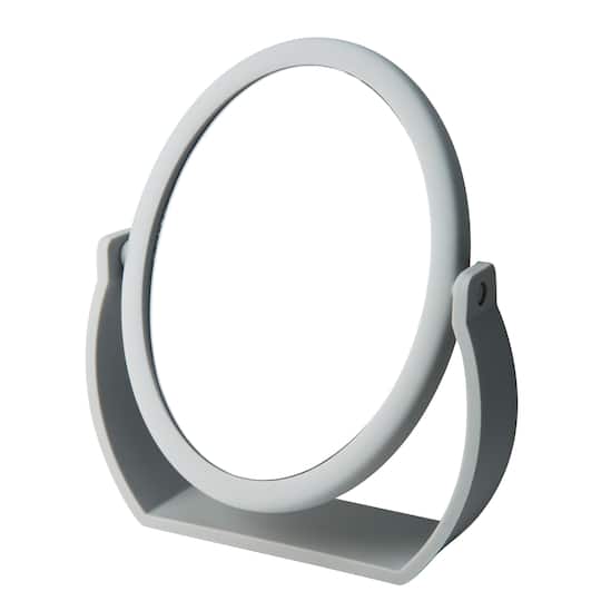 Home Details Swivel 10X Magnification Rubberized Vanity Mirror